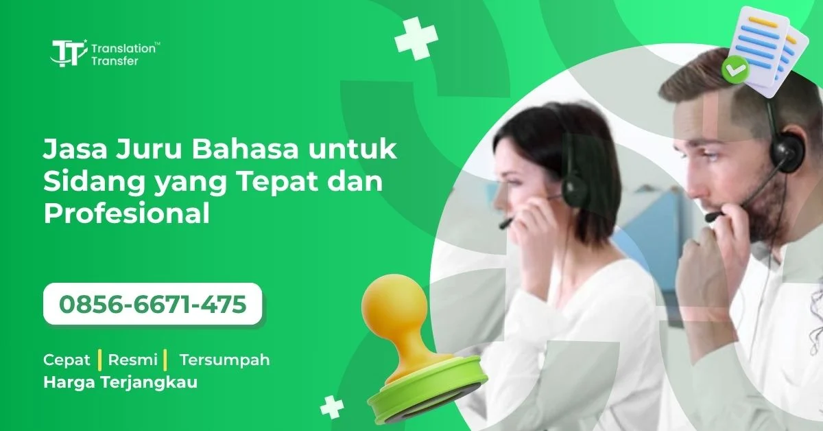 jasa juru bahasa untuk sidang