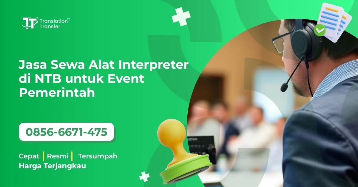 sewa alat interpreter NTB