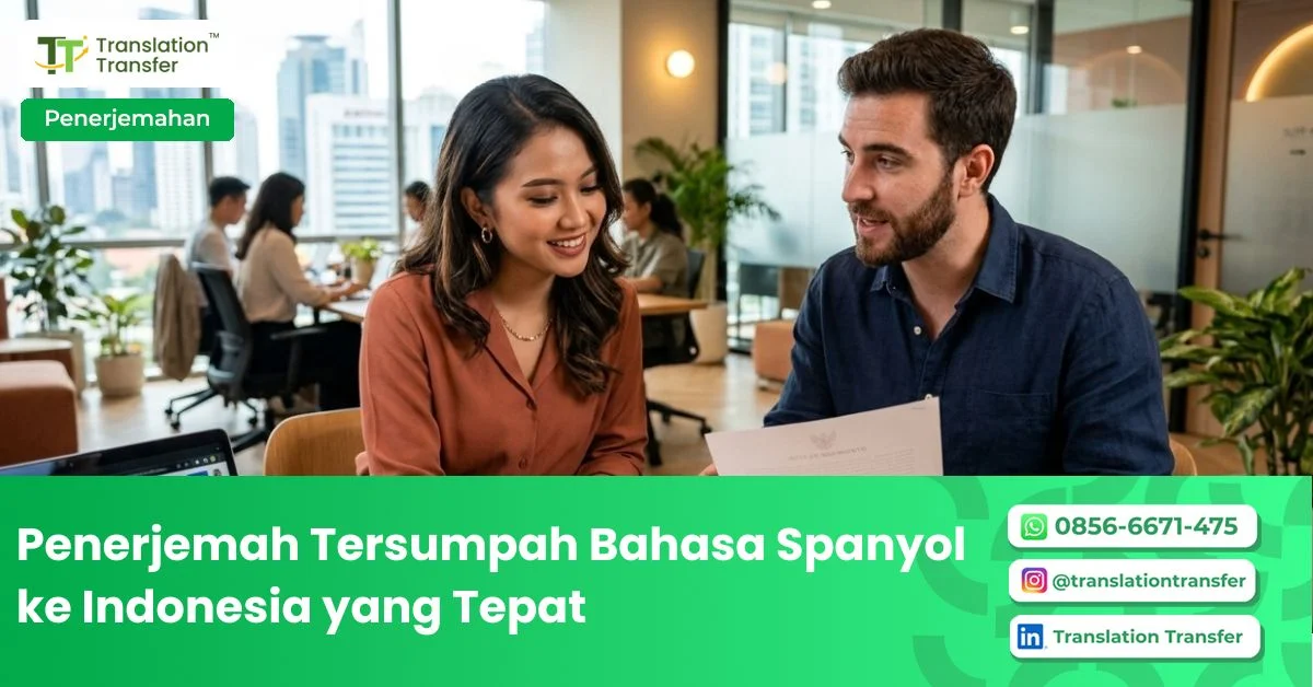 penerjemah tersumpah spanyol ke indonesia