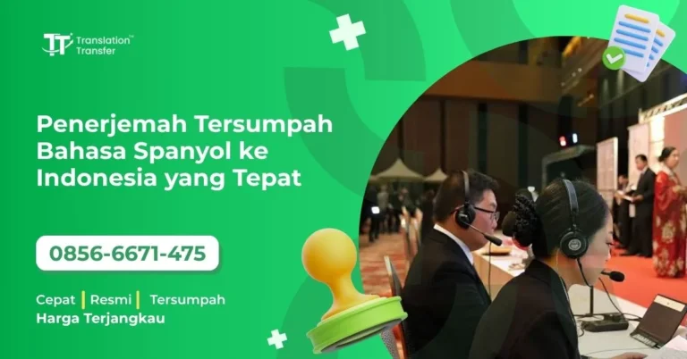 penerjemah tersumpah spanyol ke indonesia