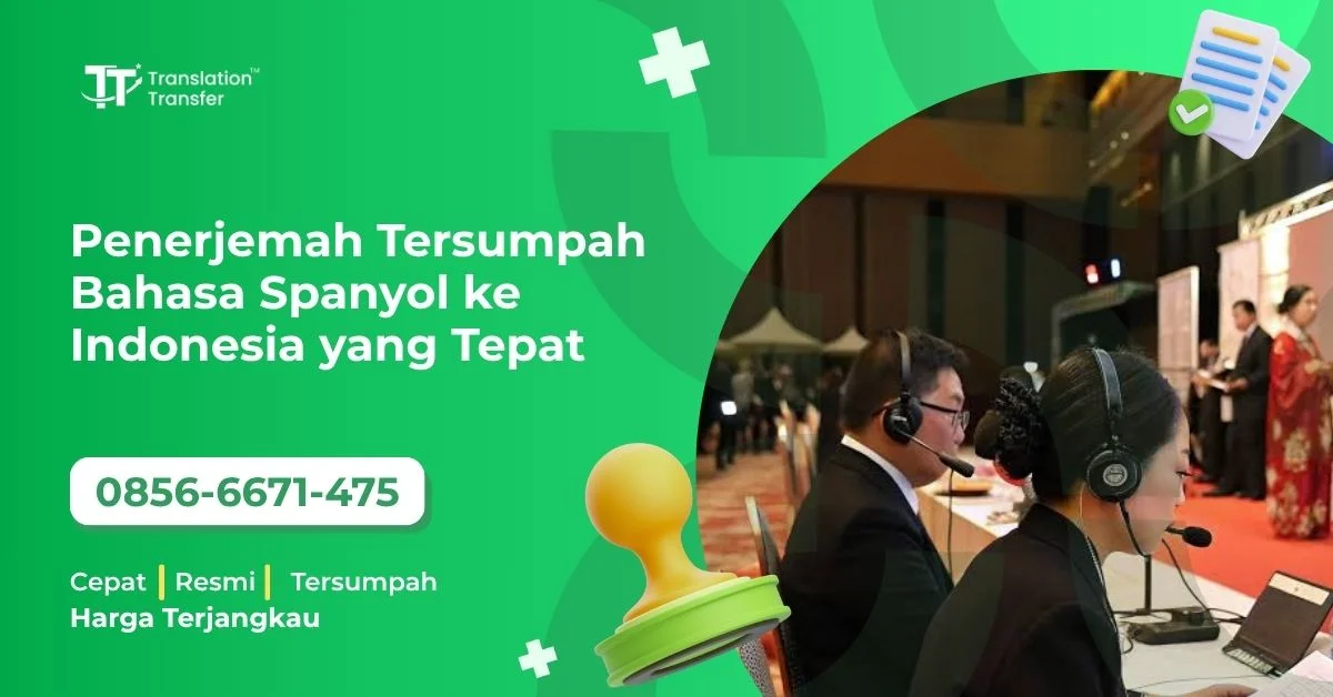 penerjemah tersumpah spanyol ke indonesia