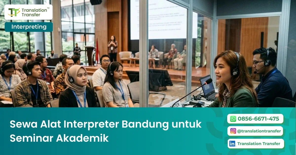 sewa alat interpreter bandung