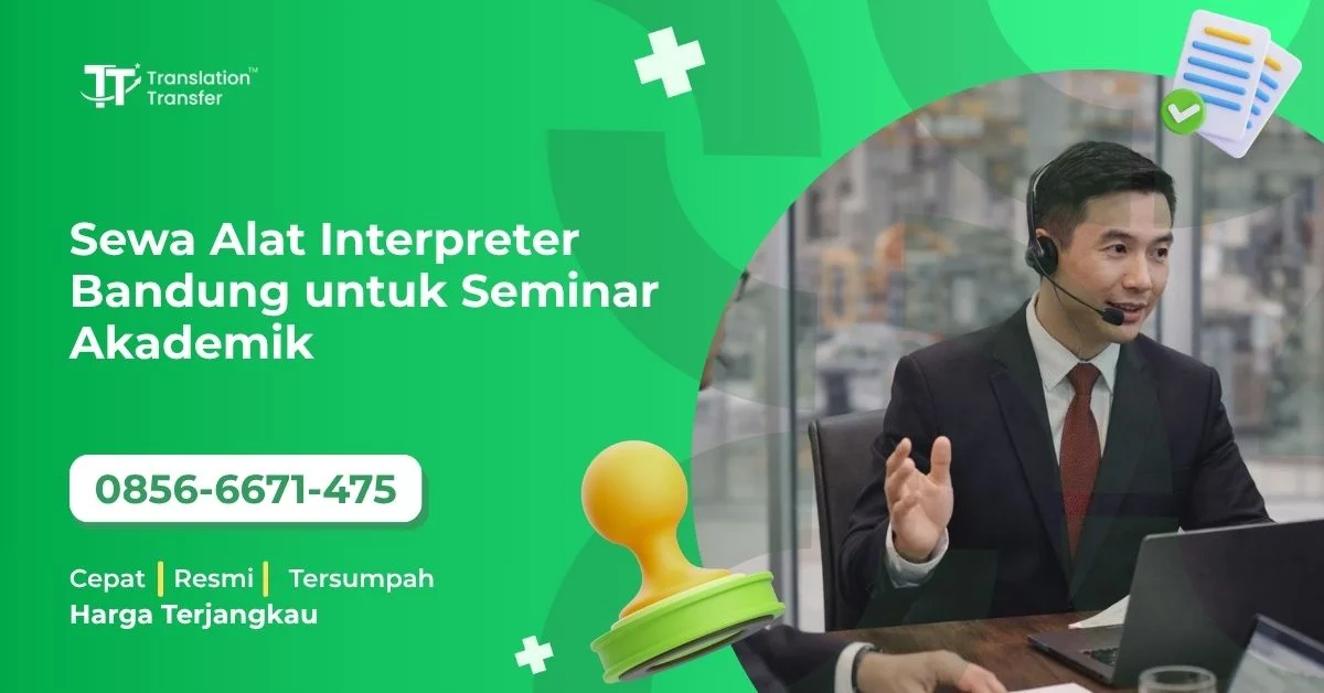 sewa alat interpreter bandung