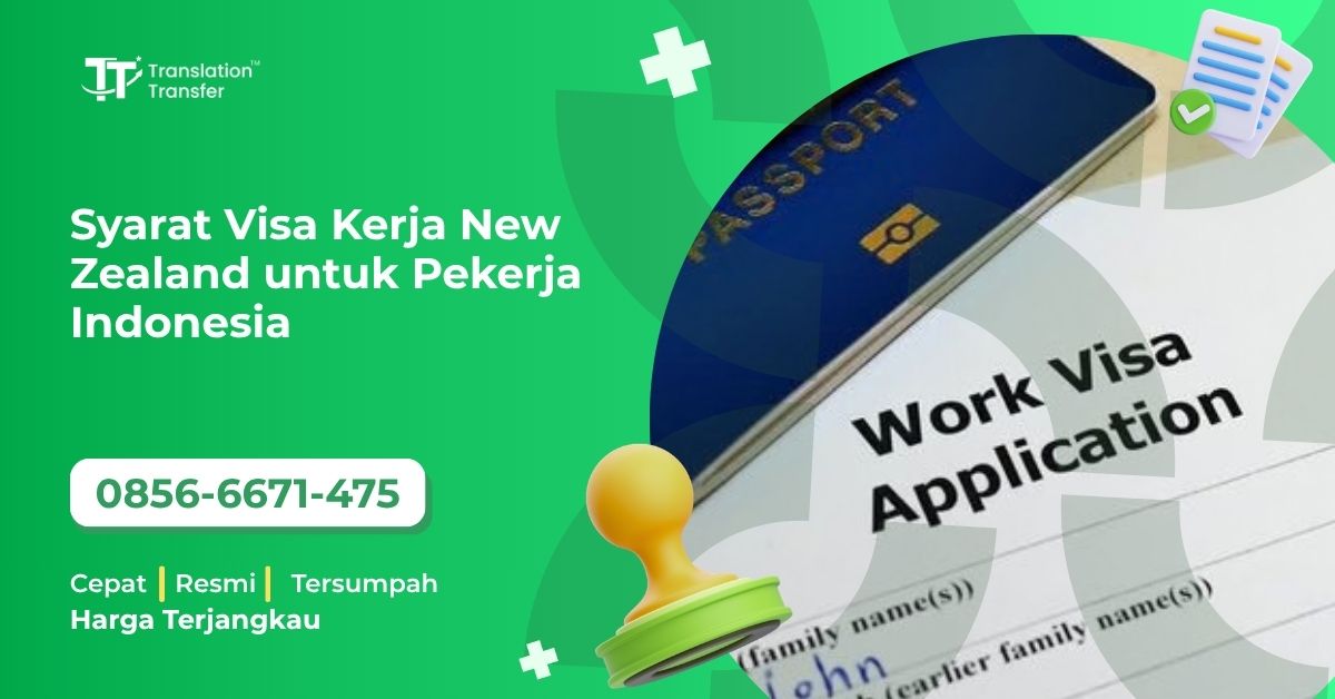 Visa Kerja New Zealand