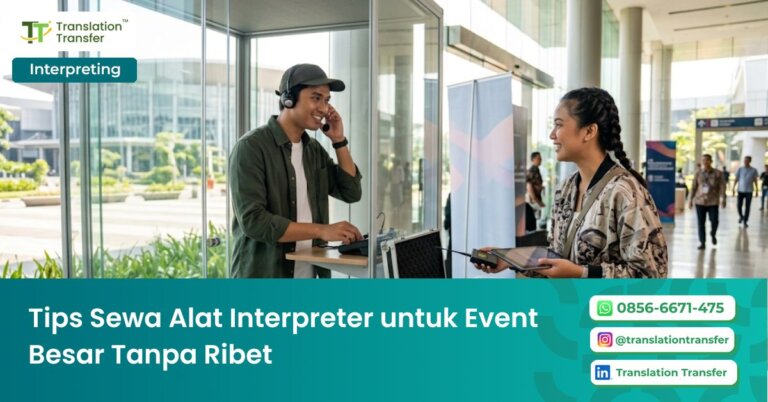 tips sewa alat interpreter