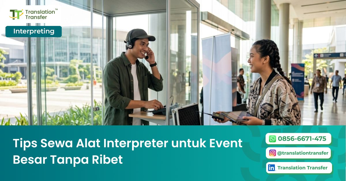 tips sewa alat interpreter