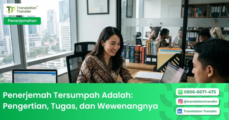 penerjemah tersumpah adalah