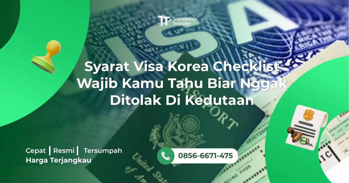 Syarat Visa Korea