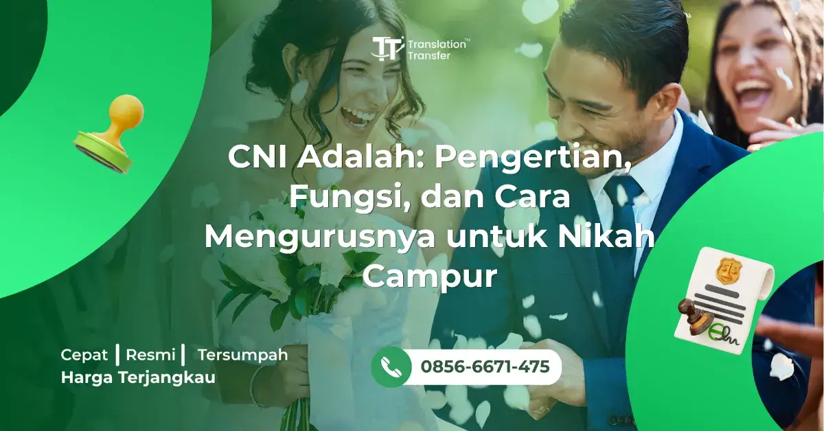 CNI Adalah: Pengertian, Fungsi, dan Cara Mengurusnya untuk Nikah Campur