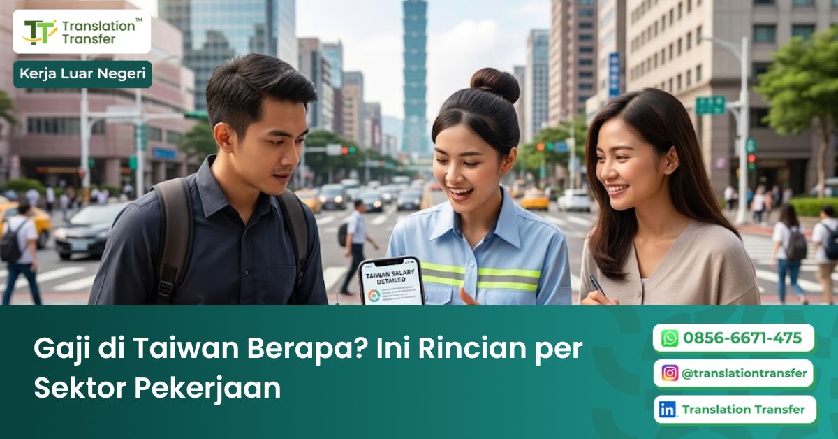gaji di taiwan berapa