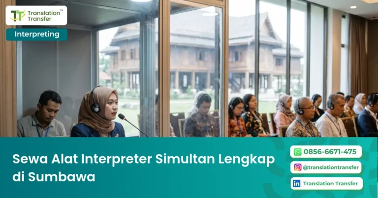 sewa alat interpreter