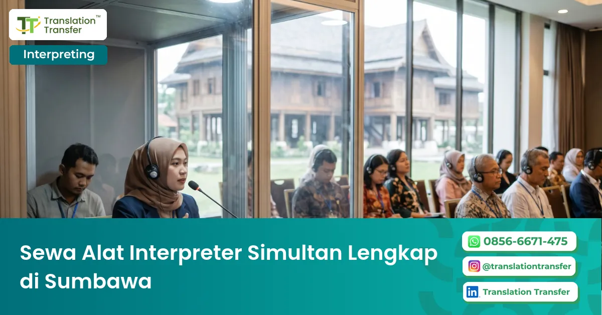 sewa alat interpreter