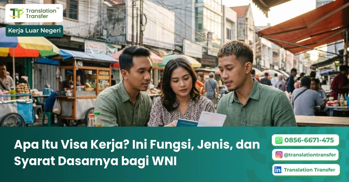 apa itu visa kerja