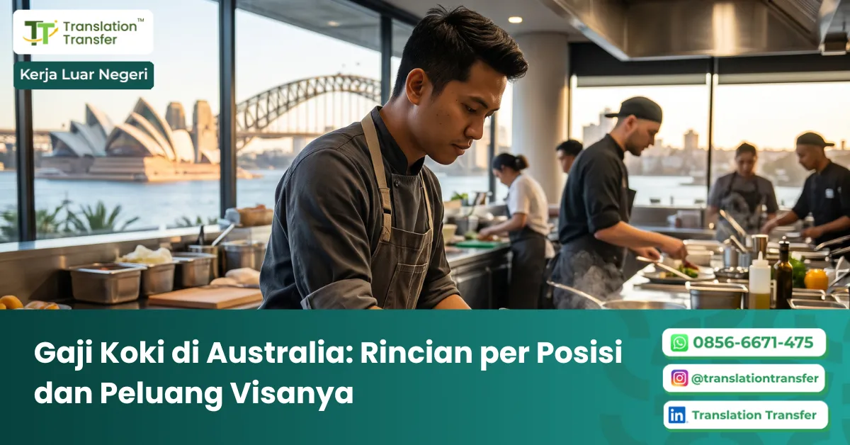 Gaji Koki di Australia