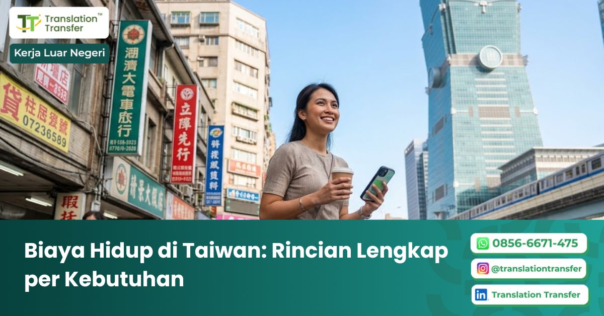 biaya hidup di taiwan