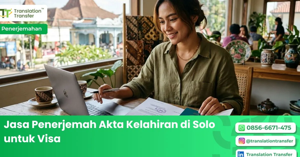 jasa penerjemah akta kelahiran di solo
