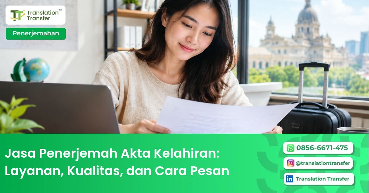 jasa penerjemah akta kelahiran