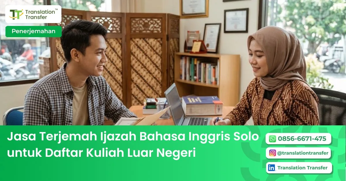jasa terjemah ijazah bahasa inggris solo