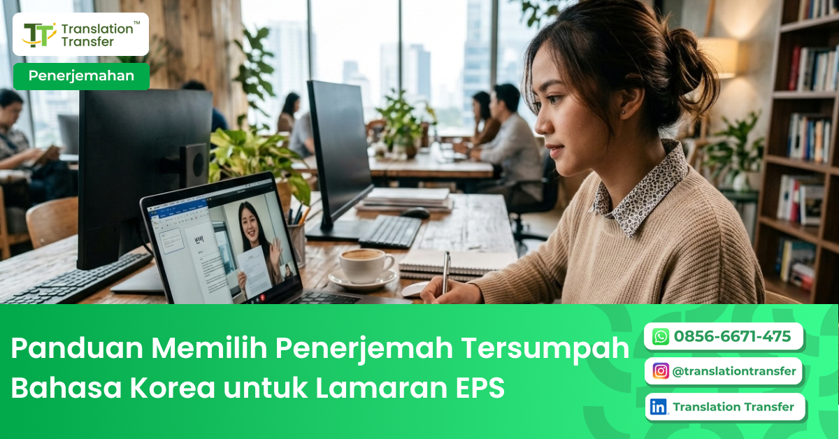 penerjemah tersumpah bahasa korea
