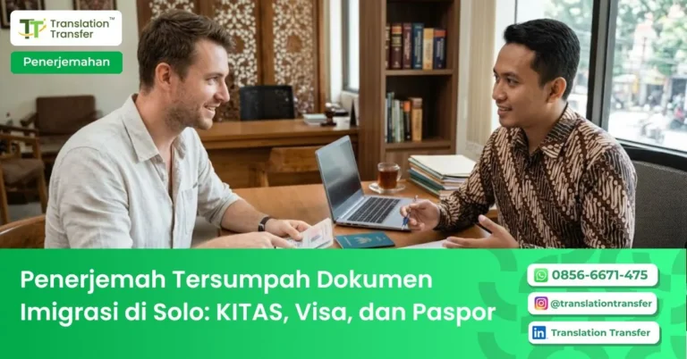 penerjemah tersumpah dokumen imigrasi di solo