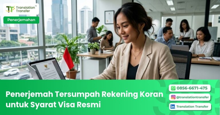 penerjemah tersumpah rekening koran