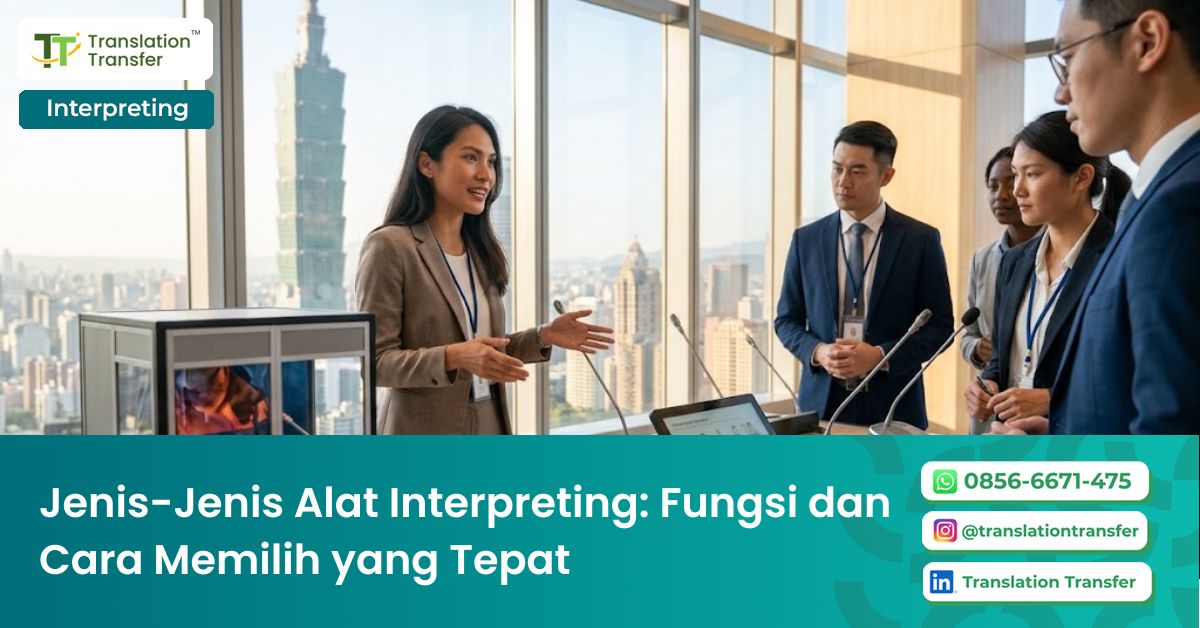 jenis-jenis alat interpreting