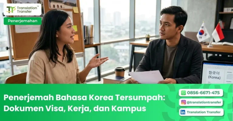 Penerjemah Bahasa Korea Tersumpah