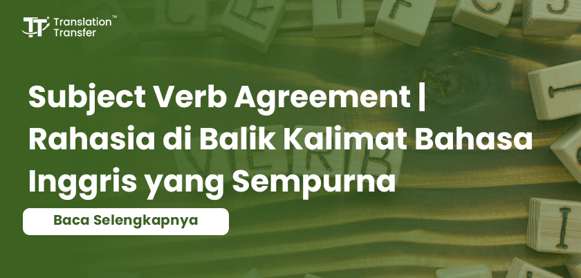 Subject Verb Agreement