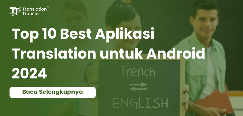 Top 10 Best Aplikasi Translation