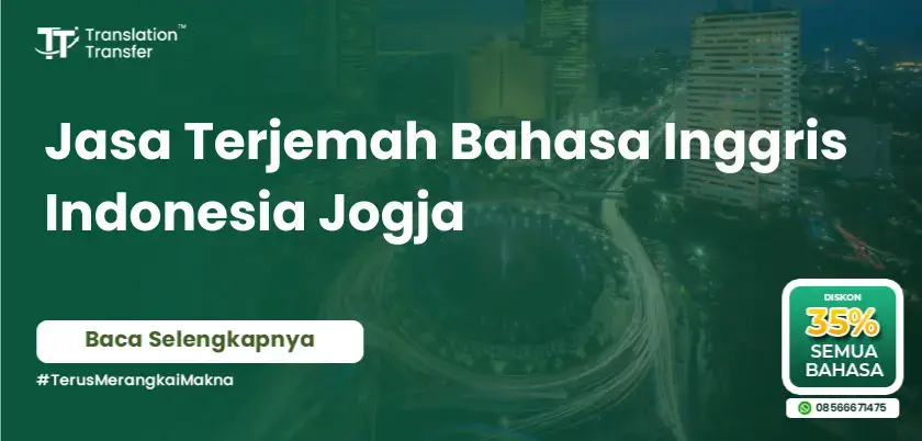 Jasa Terjemah Bahasa Inggris Indonesia Jogja