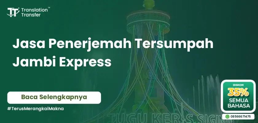 jasa penerjemah tersumpah jambi express