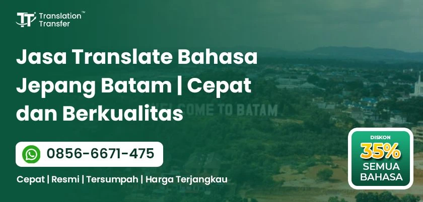 jasa translate bahasa jepang batam