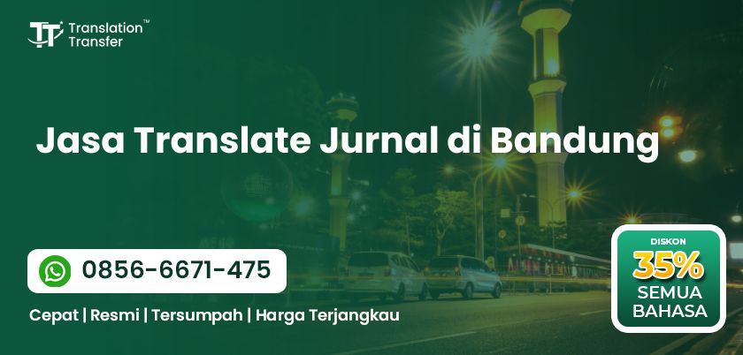 Jasa Translate Jurnal di Bandung