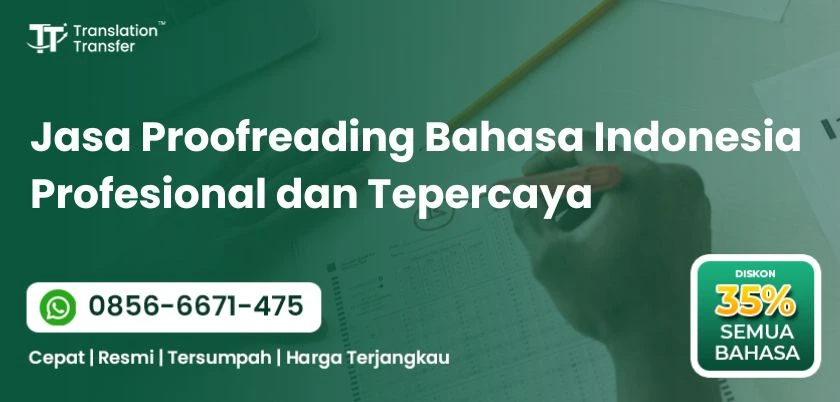 Jasa Proofreading Bahasa Indonesia