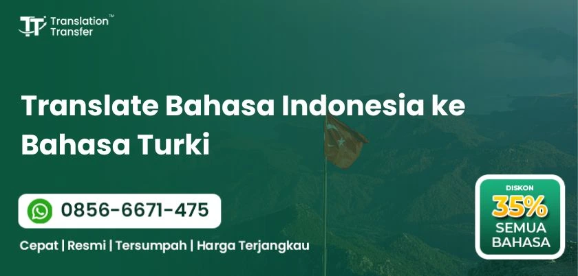 Translate Bahasa Indonesia ke Bahasa Turki