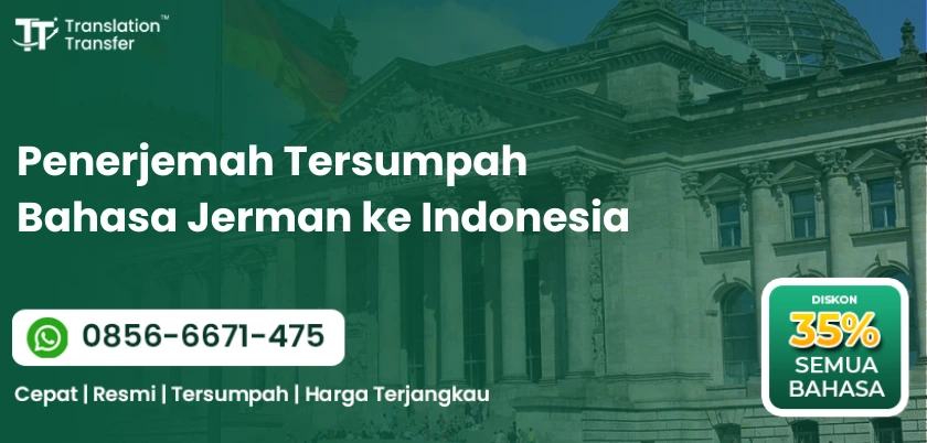 Penerjemah Tersumpah Bahasa Jerman ke Indonesia