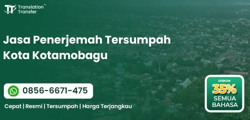 Jasa Penerjemah Tersumpah Kota Kotamobagu