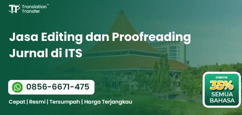 Jasa Editing dan Proofreading Jurnal di ITS