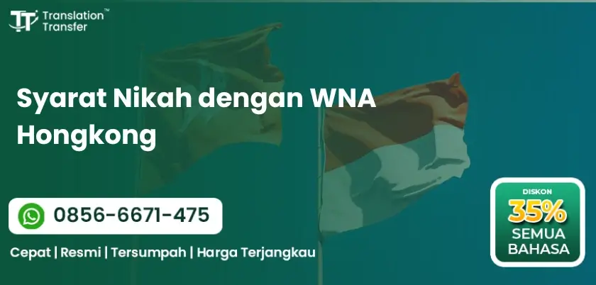 Syarat Nikah dengan WNA Hongkong