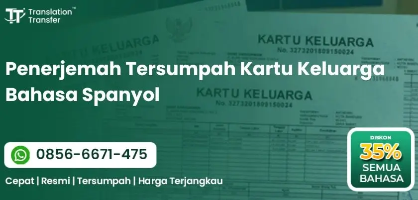 Penerjemah Tersumpah Kartu Keluarga Bahasa Spanyol
