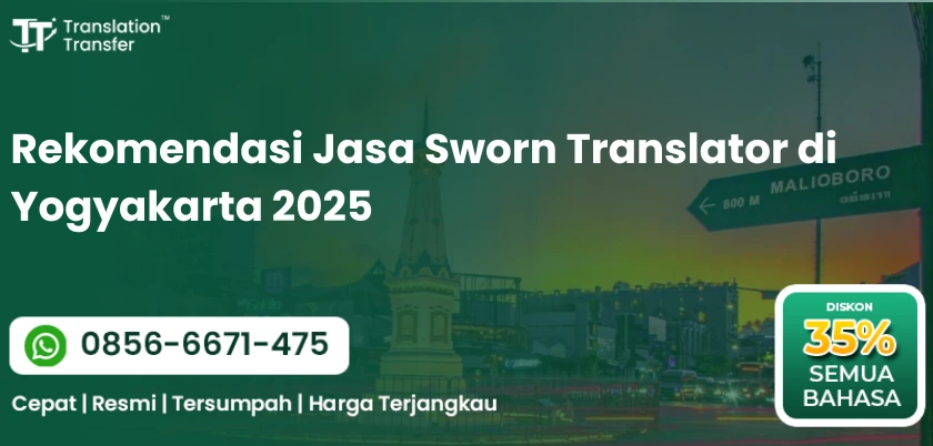 Rekomendasi Jasa Sworn Translator di Yogyakarta 2025