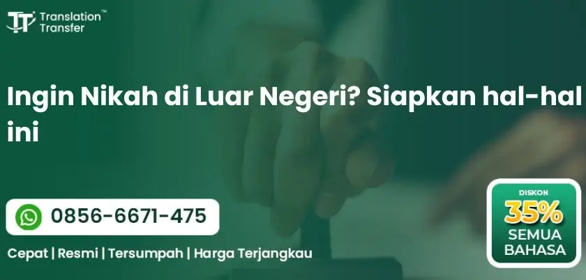 Ingin Nikah di Luar Negeri? Siapkan Hal-hal Ini