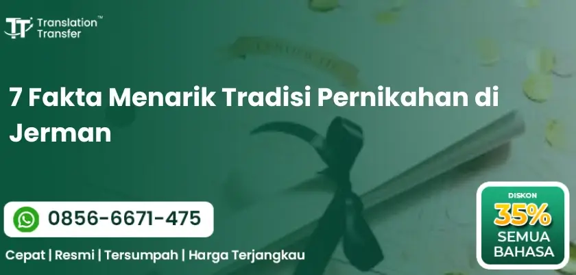 7 Fakta Menarik Tradisi Pernikahan di Jerman