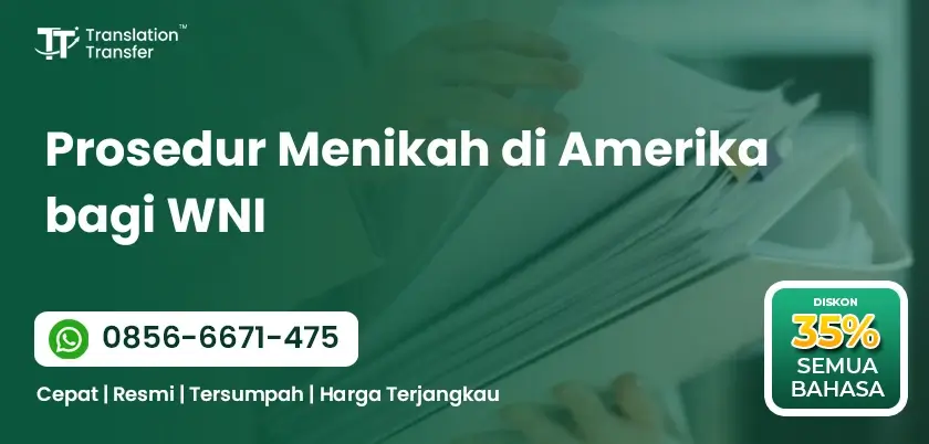 Prosedur Menikah di Amerika bagi WNI