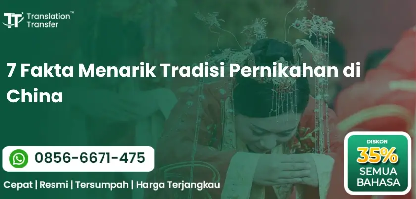 7 Fakta Menarik Tradisi Pernikahan di China