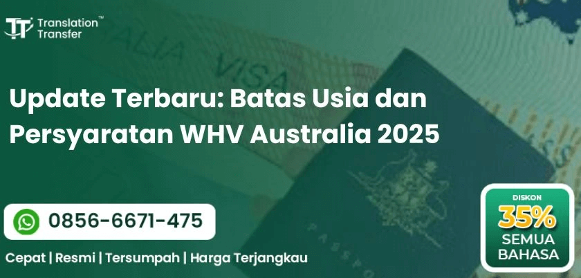 Update Terbaru: Batas Usia dan Persyaratan WHV Australia 2025