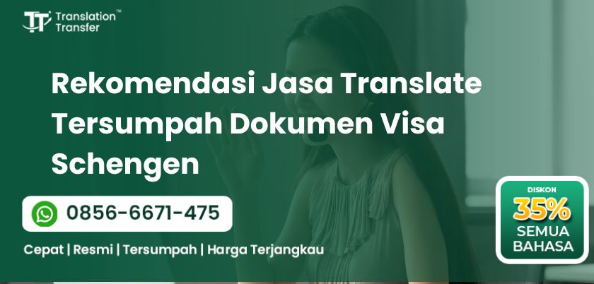 Translate Tersumpah Dokumen Visa Schengen