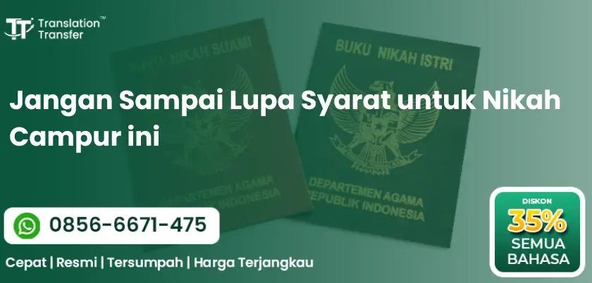 Jangan Sampai Lupa Syarat untuk Nikah Campur ini