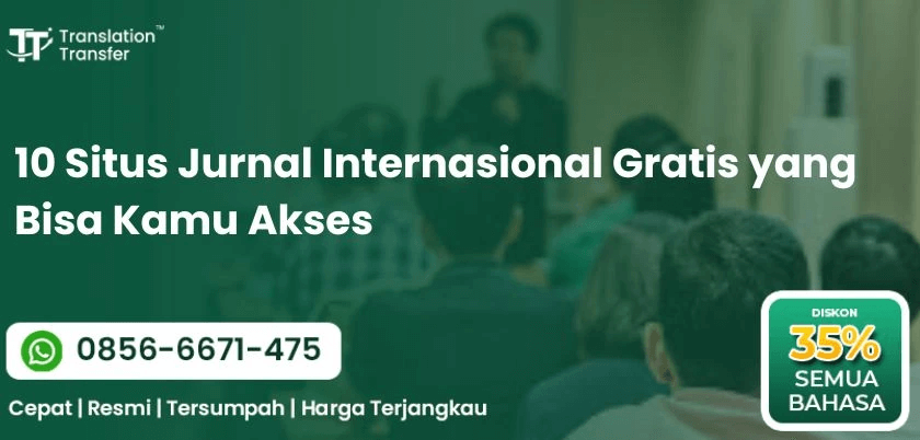 10 Situs Jurnal Internasional Gratis yang Bisa Kamu Akses