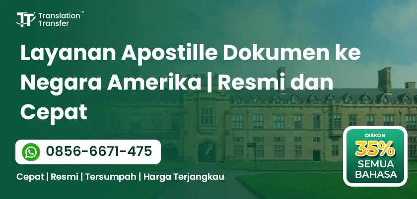 Layanan Apostille Dokumen ke Negara Amerika | Resmi dan Cepat